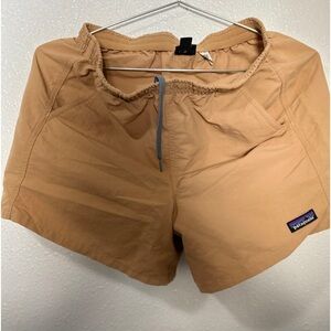 Patagonia Women's Baggies Shorts - 5in Size Small Carmel Tan